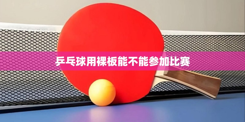 乒乓球用裸板能不能参加比赛