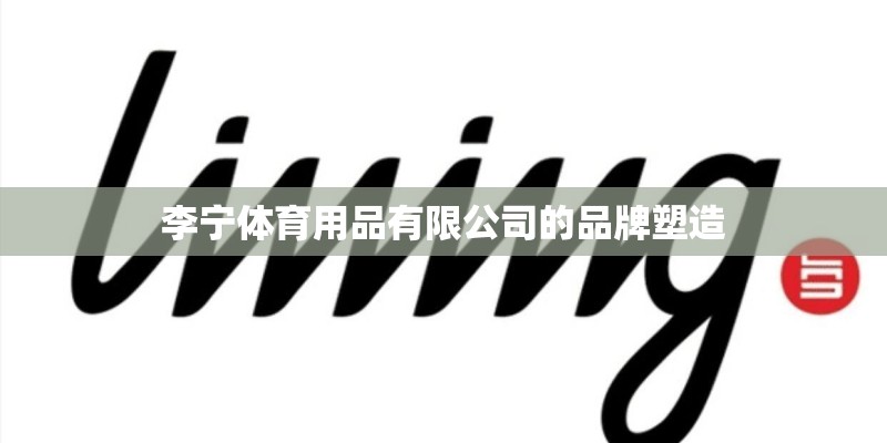 李宁体育用品有限公司的品牌塑造