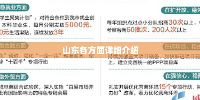 山东各方面详细介绍