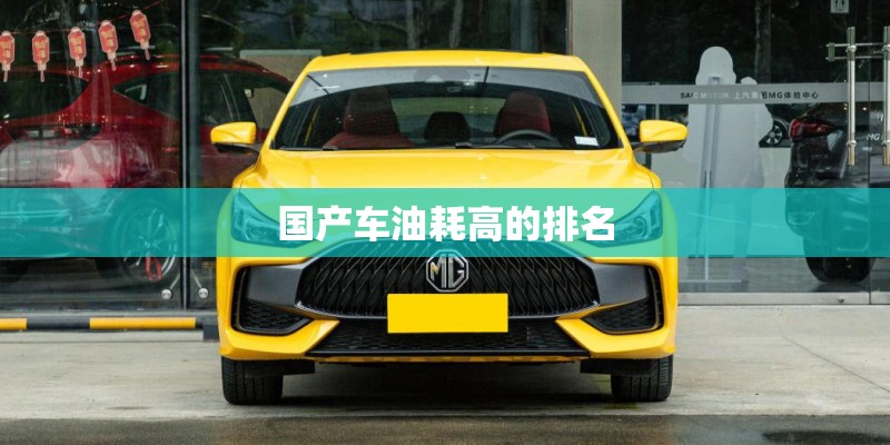国产车油耗高的排名