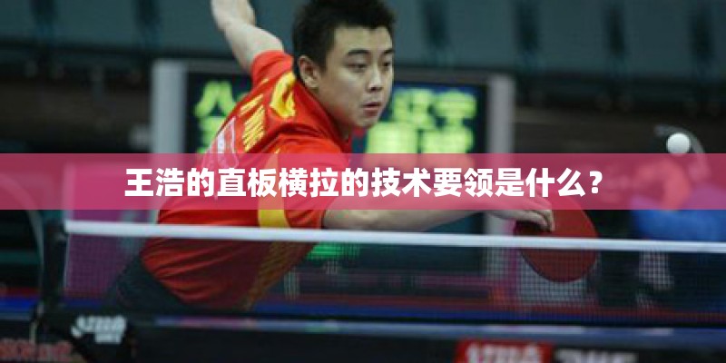 王浩的直板横拉的技术要领是什么？