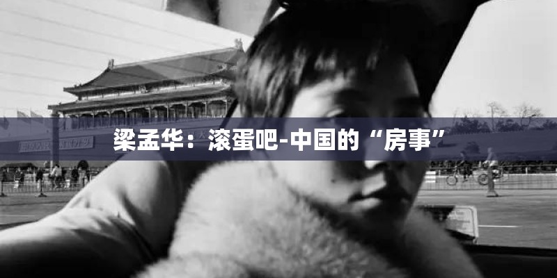 梁孟华：滚蛋吧-中国的“房事”