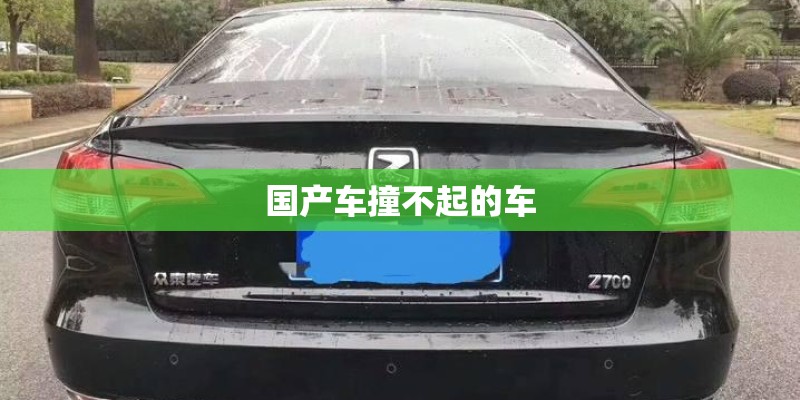 国产车撞不起的车