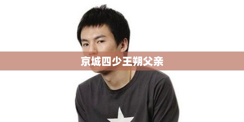 京城四少王朔父亲