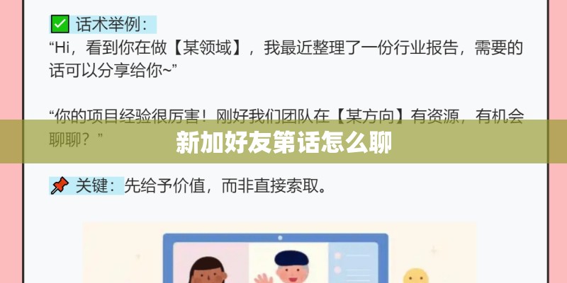 新加好友第话怎么聊