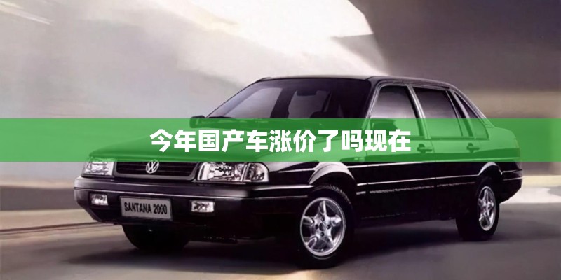 今年国产车涨价了吗现在
