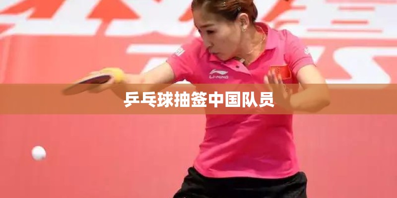 乒乓球抽签中国队员