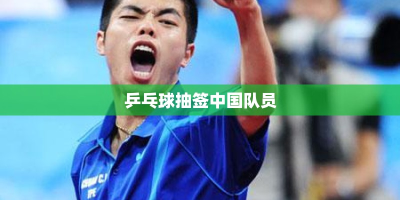 乒乓球抽签中国队员