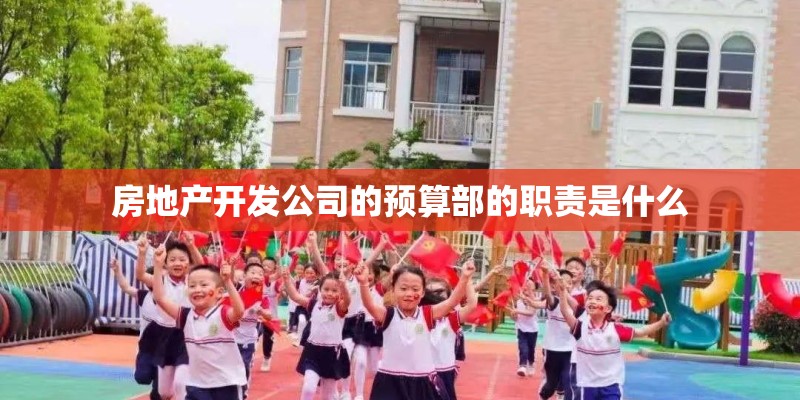 房地产开发公司的预算部的职责是什么