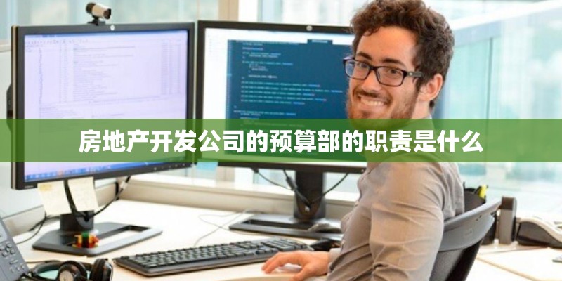 房地产开发公司的预算部的职责是什么