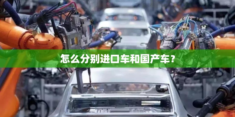 怎么分别进口车和国产车? 怎么分别进口车和国产车?