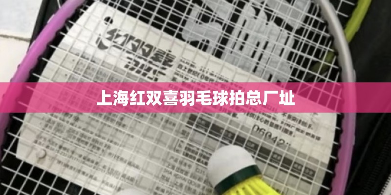 上海红双喜羽毛球拍总厂址 上海红双喜羽毛球拍总厂址