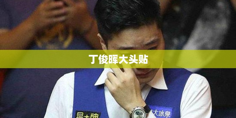丁俊晖大头贴