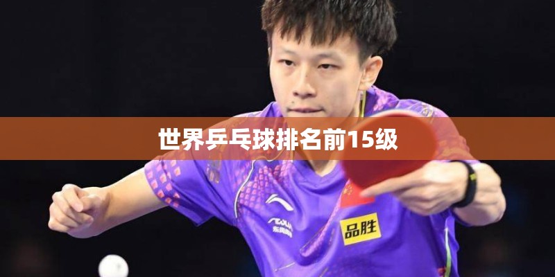 世界乒乓球排名前15级 世界乒乓球排名前15级