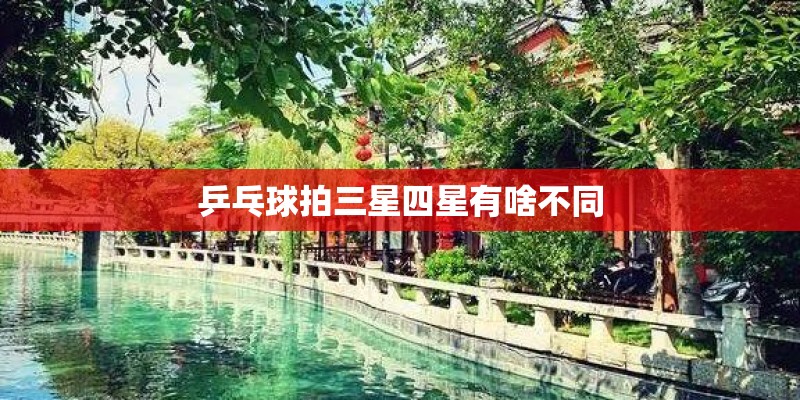 乒乓球拍三星四星有啥不同