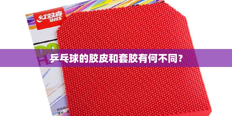 乒乓球的胶皮和套胶有何不同？