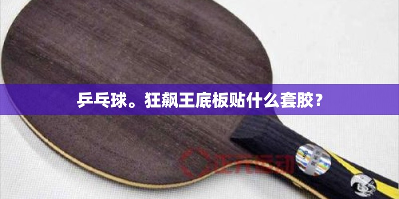 乒乓球。狂飙王底板贴什么套胶? 乒乓球。狂飙王底板贴什么套胶?
