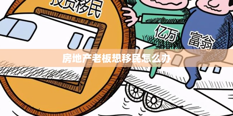 房地产老板想移民怎么办