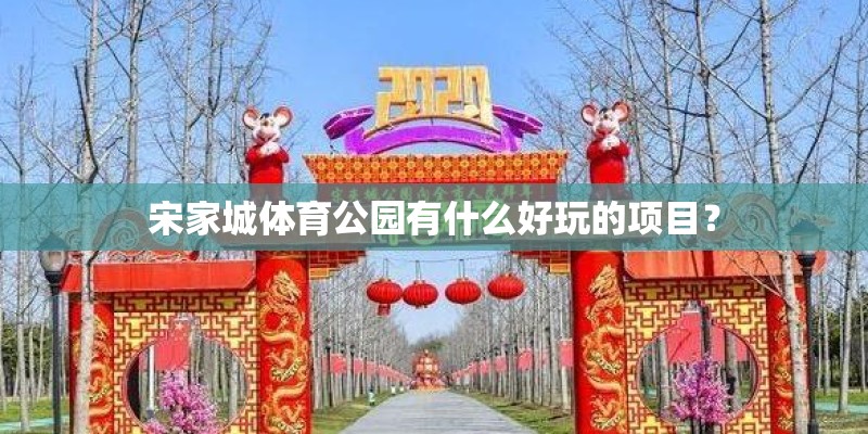 宋家城体育公园有什么好玩的项目? 宋家城体育公园有什么好玩的项目?
