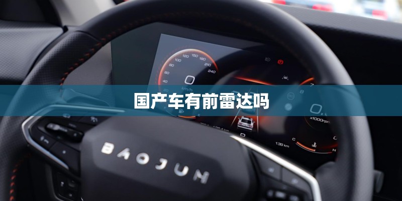 国产车有前雷达吗