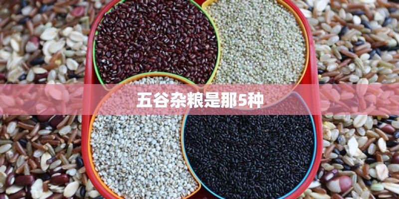 五谷杂粮是那5种