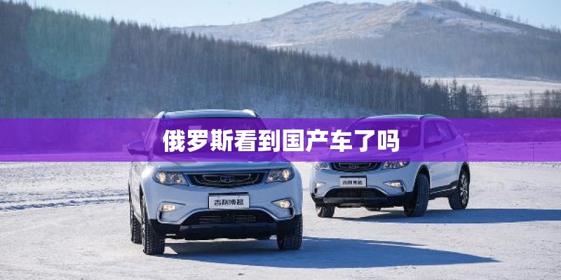 俄罗斯看到国产车了吗 俄罗斯看到国产车了吗