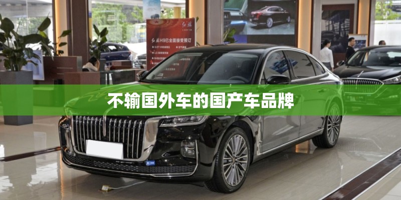 不输国外车的国产车品牌