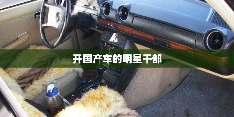 开国产车的明星干部