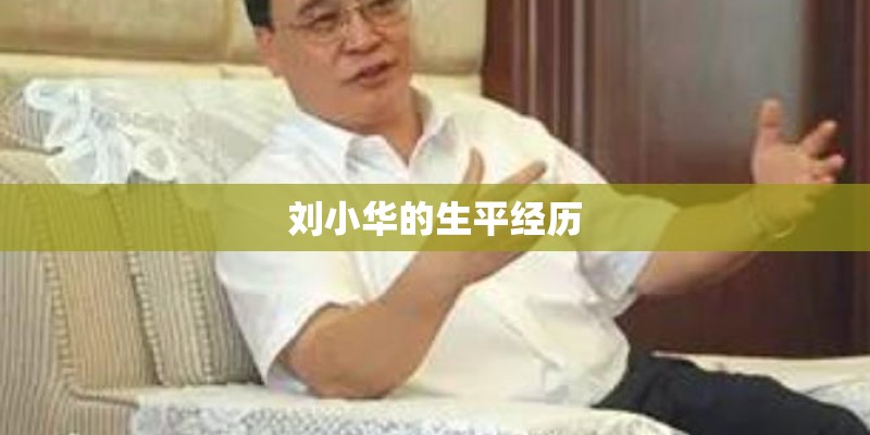 刘小华的生平经历 刘小华的生平经历