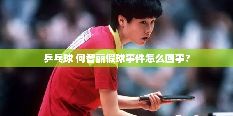 乒乓球 何智丽假球事件怎么回事？