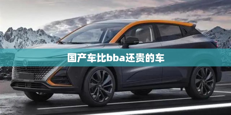 国产车比bba还贵的车 国产车比bba还贵的车