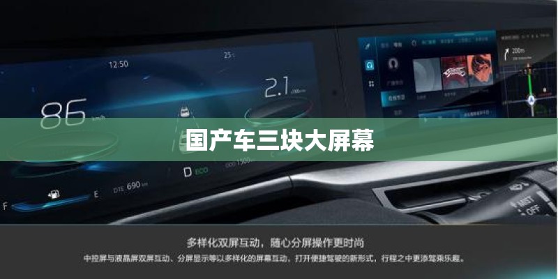 国产车三块大屏幕