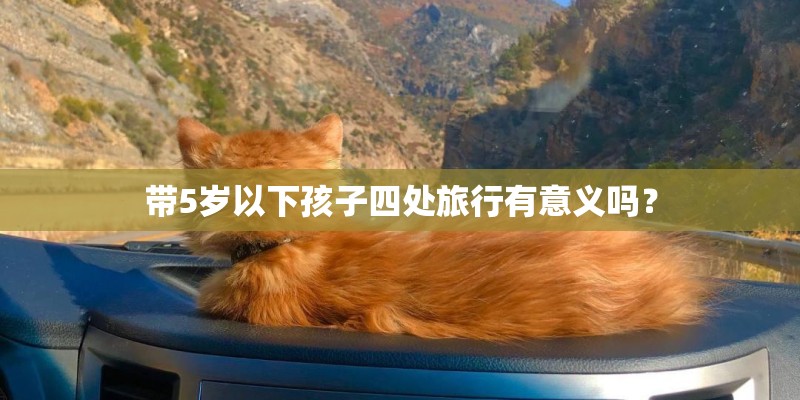 带5岁以下孩子四处旅行有意义吗？