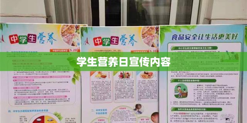 学生营养日宣传内容 学生营养日宣传内容