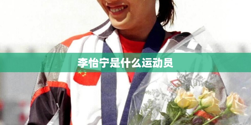 李怡宁是什么运动员