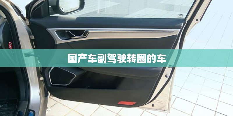 国产车副驾驶转圈的车