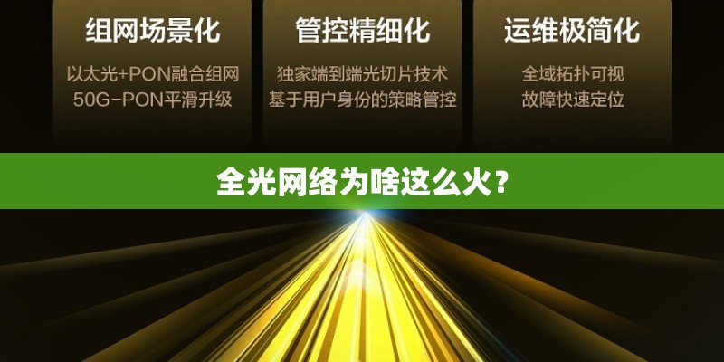 全光网络为啥这么火？