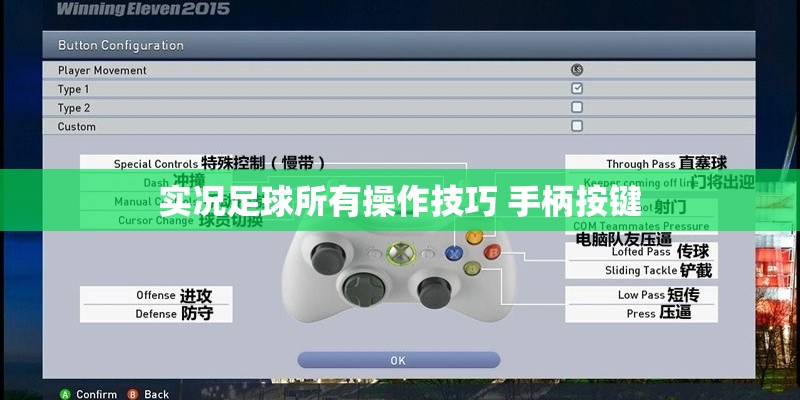 实况足球所有操作技巧 手柄按键 实况足球所有操作技巧 手柄按键