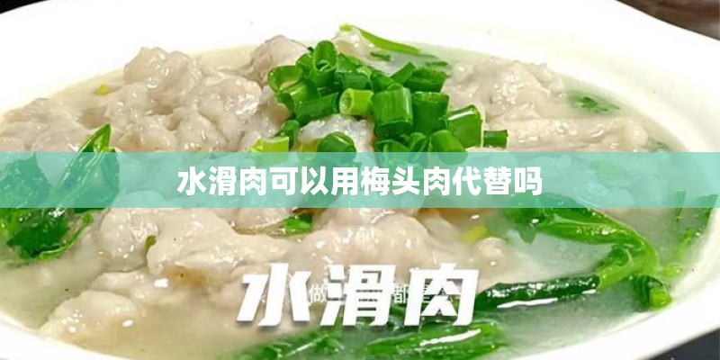水滑肉可以用梅头肉代替吗