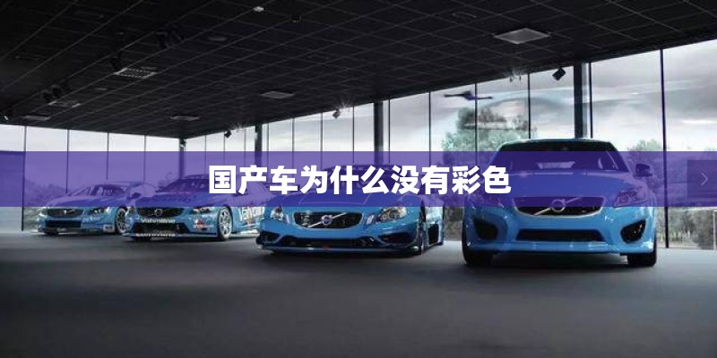 国产车为什么没有彩色 国产车为什么没有彩色