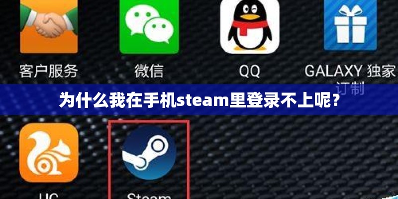 为什么我在手机steam里登录不上呢？