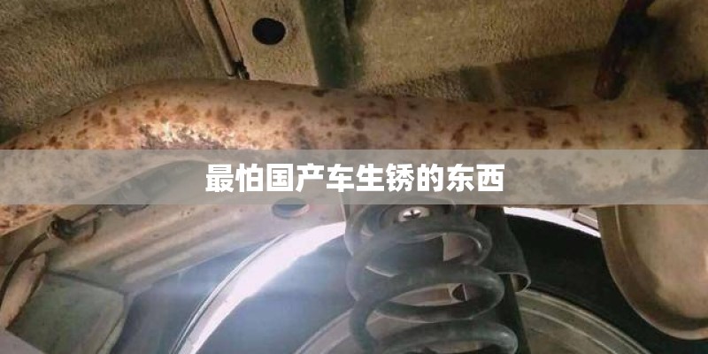 最怕国产车生锈的东西 最怕国产车生锈的东西