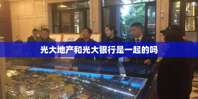 光大地产和光大银行是一起的吗